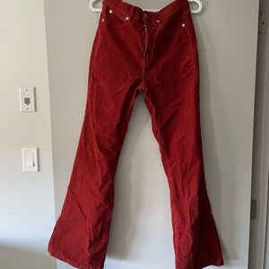 Vintage The Gap corduroy brick red pants